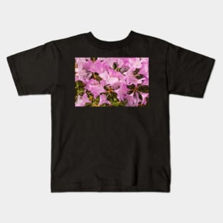 Pink Lilac Rhododendron Flowers Kids T-Shirt